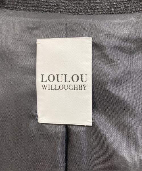 Loulou Willoughby（ルルウィルビー）Loulou Willoughby (ルルウィルビー) リングツイードジレ ブラック サイズ:SIZE 2の古着・服飾アイテム