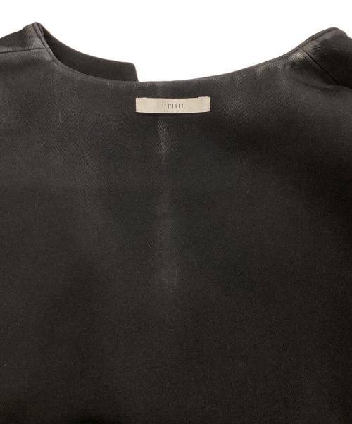 LE PHIL（ル フィル）LE PHIL (ル フィル) マトラッセトリプルクロスジレ ブラック サイズ:FREEの古着・服飾アイテム