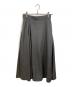 ATON（エイトン）の古着「VINTAGE NYLON TWILL フレアスカート」｜グレー