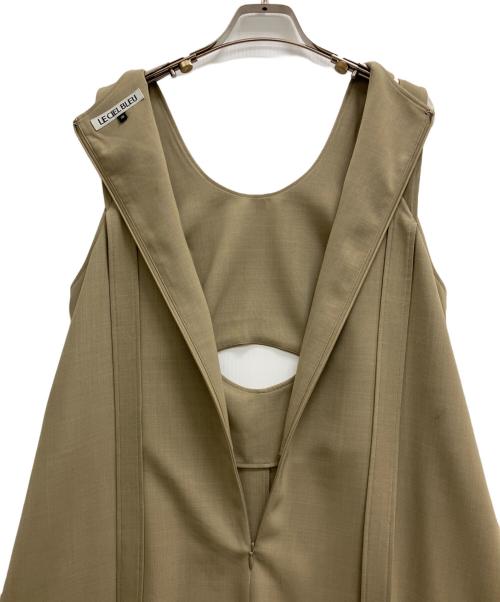 LE CIEL BLEU（ルシェルブルー）LE CIEL BLEU (ルシェルブルー) エクストラロングストラップAラインドレス ベージュ サイズ:38の古着・服飾アイテム