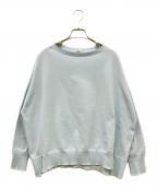 IENAイエナ）の古着「コットンストレッチ NEO2 ワイド長袖プルオーバー」｜ライトブルー