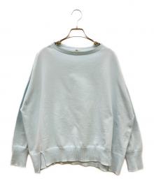 IENA（イエナ）の古着「コットンストレッチ NEO2 ワイド長袖プルオーバー」｜ライトブルー