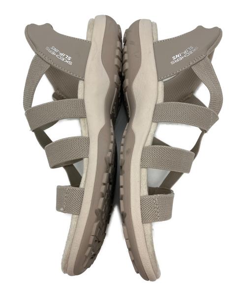 SKECHERS（スケッチャーズ）SKECHERS (スケッチャーズ) スリップインズサンダル ベージュ サイズ:36の古着・服飾アイテム