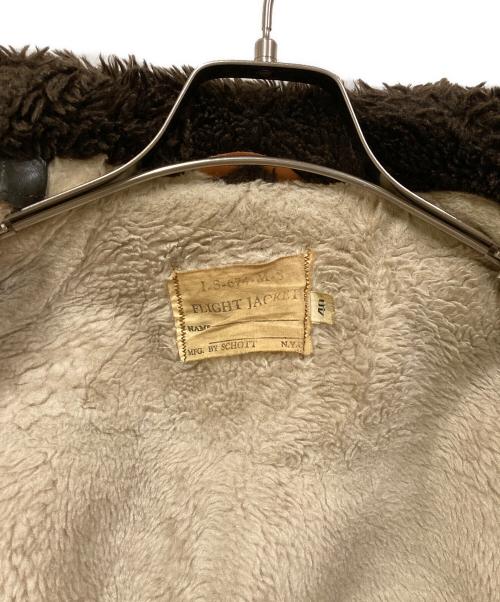 Schott（ショット）Schott (ショット) 70'S I-S-674-M-S FLIGHT JACKET ブラウン サイズ:SIZE 40の古着・服飾アイテム