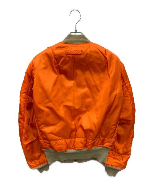 ALPHA（アルファ）ALPHA (アルファ) ［古着］80’S MA-1 フライトジャケット ベージュ×オレンジ サイズ:Sの古着・服飾アイテム