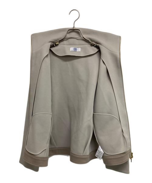 J.PRESS（ジェイプレス）J.PRESS (ジェイプレス) ダンボールジャージー ハイネック ブルゾン グレー サイズ:Lの古着・服飾アイテム