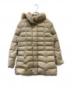 JEAN LOUIS SCHERRERジャンルイ シェレル）の古着「ファー付ダウンコート」｜ベージュ