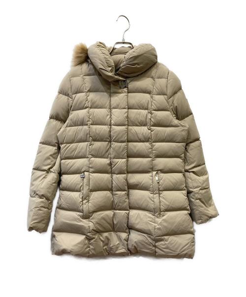 JEAN LOUIS SCHERRER（ジャンルイ シェレル）JEAN LOUIS SCHERRER (ジャンルイ シェレル) ファー付ダウンコート ベージュ サイズ:Mの古着・服飾アイテム