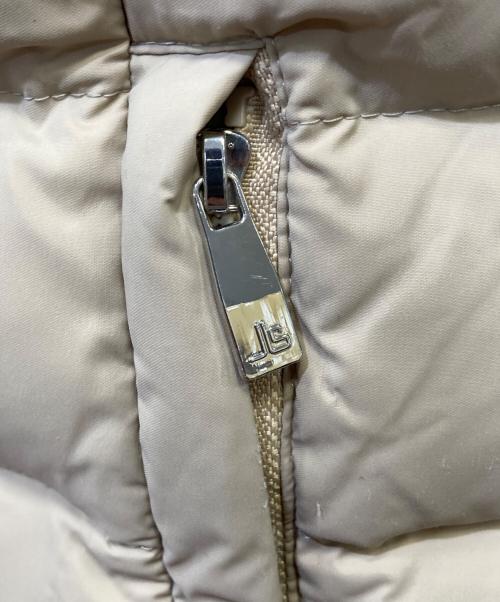 JEAN LOUIS SCHERRER（ジャンルイ シェレル）JEAN LOUIS SCHERRER (ジャンルイ シェレル) ファー付ダウンコート ベージュ サイズ:Mの古着・服飾アイテム