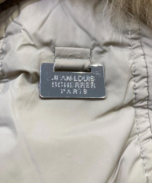 JEAN LOUIS SCHERRER（ジャンルイ シェレル）JEAN LOUIS SCHERRER (ジャンルイ シェレル) ファー付ダウンコート ベージュ サイズ:Mの古着・服飾アイテム
