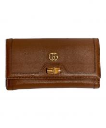 GUCCI（グッチ）の古着「バンブーチェーンウォレット」｜ブラウン