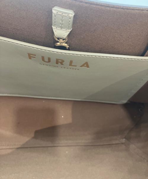 FURLA（フルラ）FURLA (フルラ) 2WAYレザーバッグ　ジルダ　WB00468 グレー サイズ:-の古着・服飾アイテム