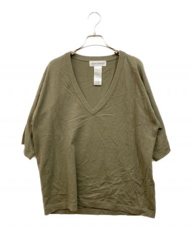 extreme cashmere ニット・セーター XL カーキ 【古着】【中古】【送料無料】 中古・古着通販】extreme cashmere (エクストリーム カシミア) INDI