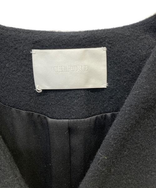 CELFORD（セルフォード）CELFORD (セルフォード) フレアコート ブラック サイズ:38の古着・服飾アイテム