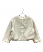 BIRTHDAY BASHバースデーバッシュ）の古着「BOA SHORT JACKET」｜ホワイト