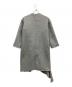 中古・古着 BIRTHDAY BASH (バースデーバッシュ) アシンメトリーフリルコート グレー サイズ:表記なし：3000円