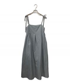 中古・古着通販】ADEAM (アディアム) ノースリーブワンピース ベージュ