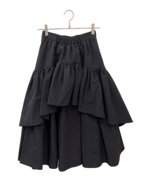 SHE TOKYO（シートーキョー）SHE TOKYO (シートーキョー) Britneyティアードスカート ブラック サイズ:36の古着・服飾アイテム