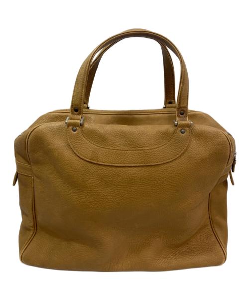 JACQUES LE CORRE（ジャックルコー）JACQUES LE CORRE (ジャックルコー) ボストンバッグ ベージュの古着・服飾アイテム