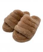 UGGアグ）の古着「ボアサンダル」｜ブラウン