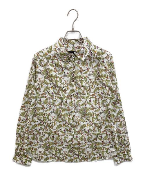 Shower Party（シャワーパーティー）Shower Party (シャワーパーティー) 総柄シャツ 黄緑 サイズ:1の古着・服飾アイテム