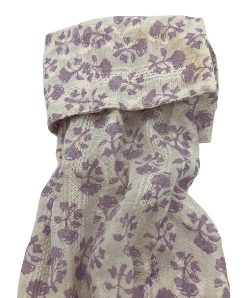 ne quittez pas（ヌキテパ）ne quittez pas (ヌキテパ) COTTON JQD COMBI DRESS ラベンダー サイズ:Ｓの古着・服飾アイテム