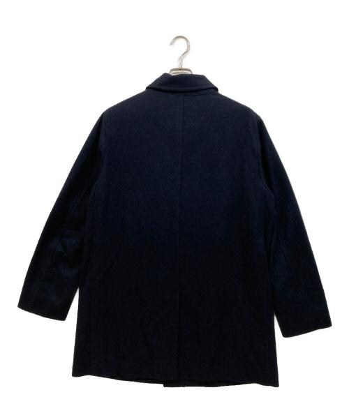 MACKINTOSH LONDON（マッキントッシュ ロンドン）MACKINTOSH LONDON (マッキントッシュ ロンドン) メルトンステンカラーコート ネイビー サイズ:SIZE 42の古着・服飾アイテム