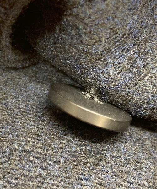 MACKINTOSH LONDON（マッキントッシュ ロンドン）MACKINTOSH LONDON (マッキントッシュ ロンドン) メルトンステンカラーコート ネイビー サイズ:SIZE 42の古着・服飾アイテム