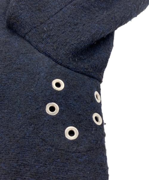 MACKINTOSH LONDON（マッキントッシュ ロンドン）MACKINTOSH LONDON (マッキントッシュ ロンドン) メルトンステンカラーコート ネイビー サイズ:SIZE 42の古着・服飾アイテム