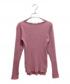 AURALEE×Ron Hermanオーラリー×ロンハーマン）の古着「別注ボートネックプルオーバー」｜ピンク