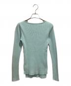 AURALEE×Ron Hermanオーラリー×ロンハーマン）の古着「別注ボートネックリブニット」｜ライトブルー