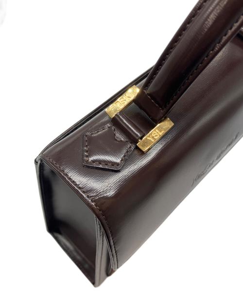 Yves Saint Laurent（イヴサンローラン）Yves Saint Laurent (イヴサンローラン) ハンドバッグ ブラウンの古着・服飾アイテム