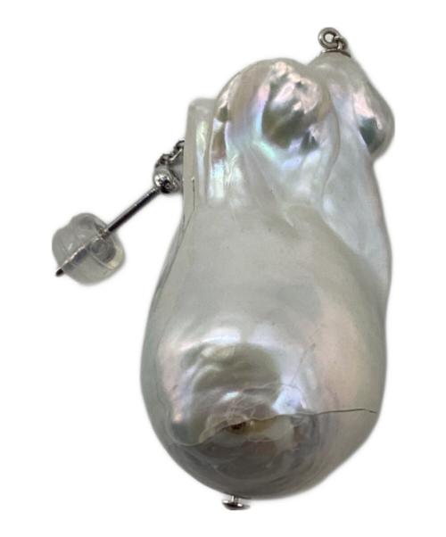 Bijou de M（ビジュードエム）bijou de m (ビジュードエム) Baroque Pearl Chain Earringの古着・服飾アイテム