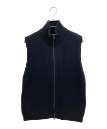 STEVEN ALAN（スティーブンアラン）の古着「ハミルトンラムズウール ドライバーズニットベスト」｜ブラック