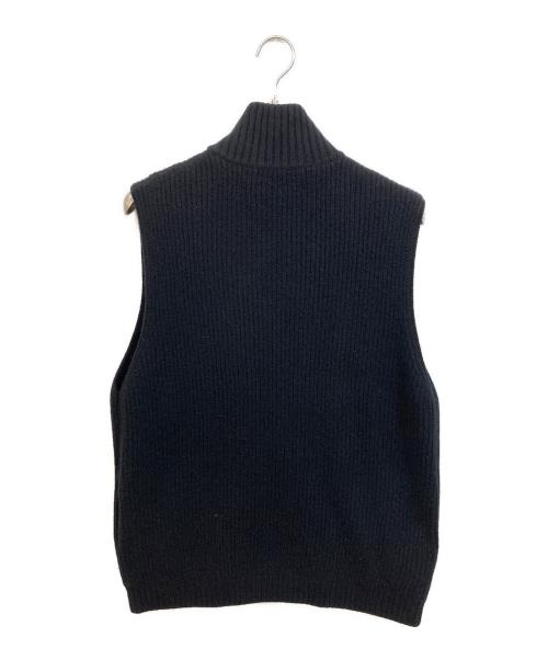 STEVEN ALAN（スティーブンアラン）STEVEN ALAN (スティーブンアラン) ハミルトンラムズウール ドライバーズニットベスト ブラック サイズ:SIZE Lの古着・服飾アイテム