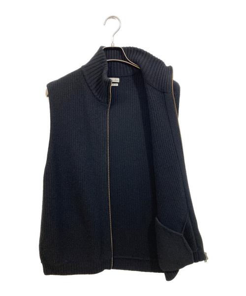 STEVEN ALAN（スティーブンアラン）STEVEN ALAN (スティーブンアラン) ハミルトンラムズウール ドライバーズニットベスト ブラック サイズ:SIZE Lの古着・服飾アイテム