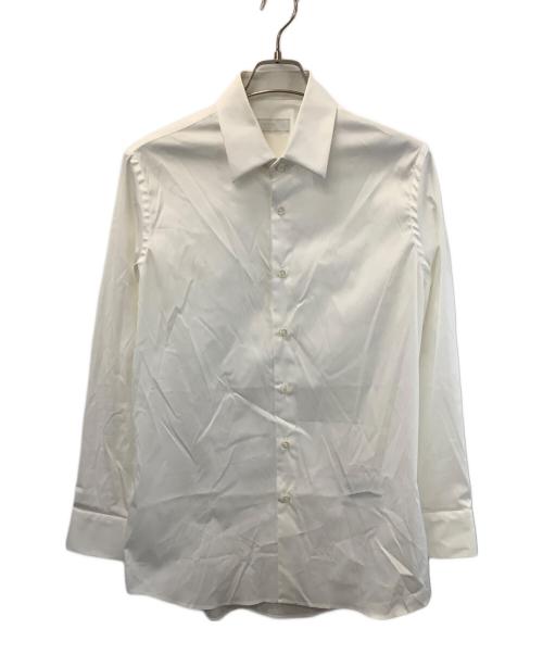 PRADA（プラダ）PRADA (プラダ) ストレッチポプリン シャツ ホワイト サイズ:38の古着・服飾アイテム