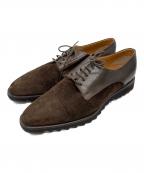 LUKUREルクレ）の古着「シャークソールスエードシューズ」｜ブラウン