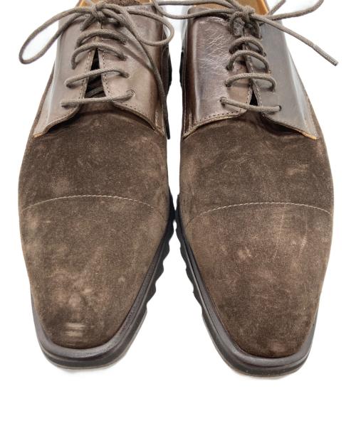 LUKURE（ルクレ）LUKURE (ルクレ) シャークソールスエードシューズ ブラウン サイズ:実寸をご確認くださいの古着・服飾アイテム