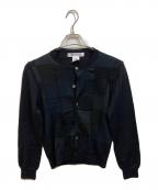 COMME des GARCONS COMME des GARCONSコムデギャルソン コムデギャルソン）の古着「クルーネックカーディガン」｜ブラック