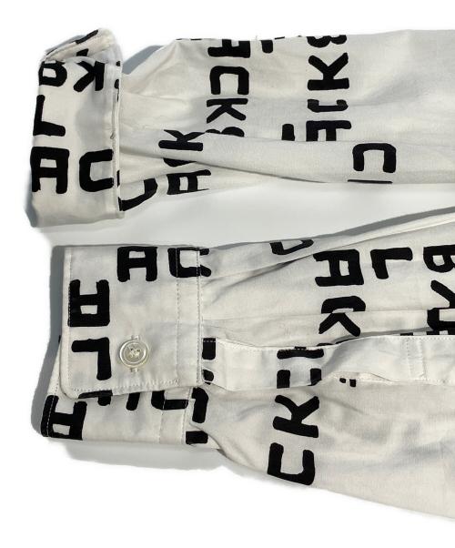 BLACK COMME des GARCONS（ブラックコムデギャルソン）BLACK COMME des GARCONS (ブラックコムデギャルソン) 丸襟ねじれシャツ ホワイト サイズ:XSの古着・服飾アイテム