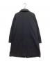COMME des GARCONS COMME des GARCONS (コムデギャルソン コムデギャルソン) ポリ縮絨 ラウンドカラー コート ブラック サイズ:S：30000円