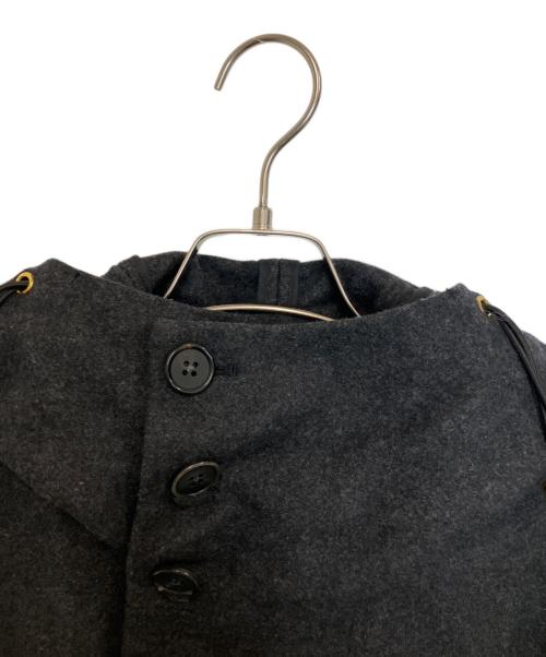 MARNI（マルニ）MARNI (マルニ) フーデッドドルマンスリーブショートコート グレー サイズ:40の古着・服飾アイテム