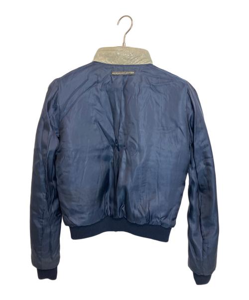 BALENCIAGA（バレンシアガ）BALENCIAGA (バレンシアガ) ゴートレザージャケット ライトグレー サイズ:38の古着・服飾アイテム