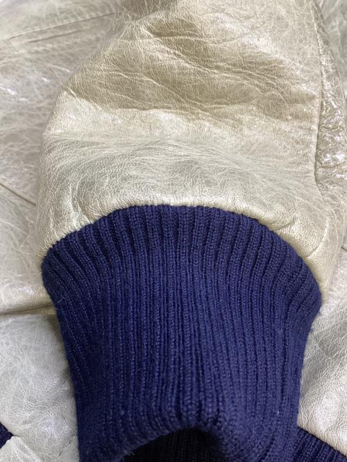 BALENCIAGA（バレンシアガ）BALENCIAGA (バレンシアガ) ゴートレザージャケット ライトグレー サイズ:38の古着・服飾アイテム