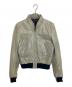 BALENCIAGA（バレンシアガ）の古着「ゴートレザージャケット」｜ライトグレー