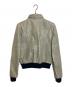 BALENCIAGA (バレンシアガ) ゴートレザージャケット ライトグレー サイズ:38：18000円