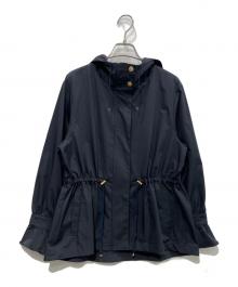 BLUE LABEL CRESTBRIDGE（ブルーレーベルクレストブリッジ）の古着「ハイマルチマットタフタマウンテンパーカー」｜ネイビー