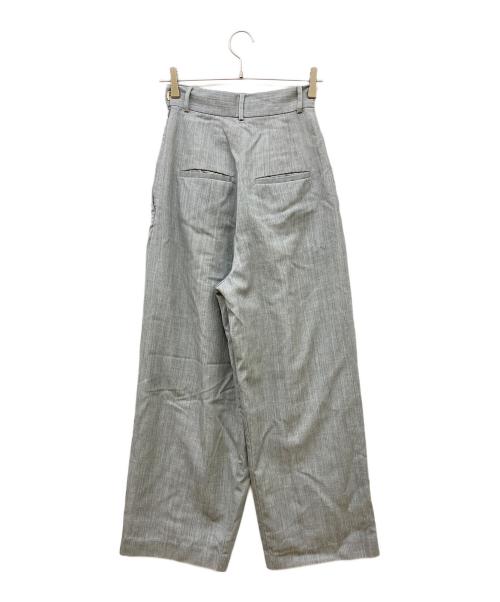 PRANK PROJECT（プランクプロジェクト）PRANK PROJECT (プランクプロジェクト) Moon Slit Asymmetry Tack Pants グレー サイズ:36の古着・服飾アイテム