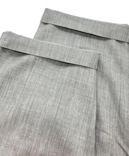 PRANK PROJECT（プランクプロジェクト）PRANK PROJECT (プランクプロジェクト) Moon Slit Asymmetry Tack Pants グレー サイズ:36の古着・服飾アイテム